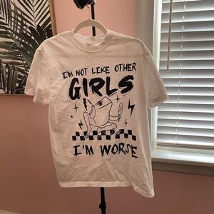 White Graphic Women’s T-Shirt